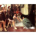 Reproducción, Cuadro, Proclamando emperador a Claudius, Alma-Tadema, algomasquearte