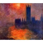 Parlamento de Londres, Sol rompiendo niebla, Monet, Algomasquearte