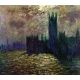 Monet, Parlamento de Londres, Reflejos en el Támesis, Lienzo en Bastidor, AlgomasQueArte