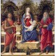 La Virgen con Santos, Botticelli, Algomasquearte