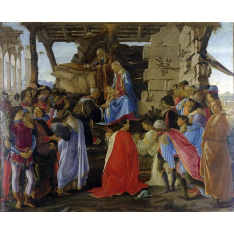 La Anunciacion, Botticelli, Algomasquearte