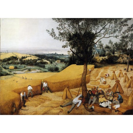 La cosecha, Brueghel, Algomasquearte
