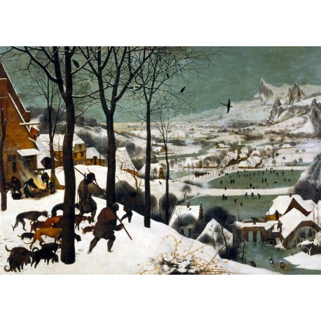 Los cazadores en la nieve, Brueghel, Algomasquearte