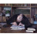 Hombre escribiendo en su estudio, Caillebotte