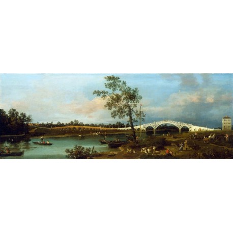 Antiguo puente Walton, Canaletto, Algomasquearte