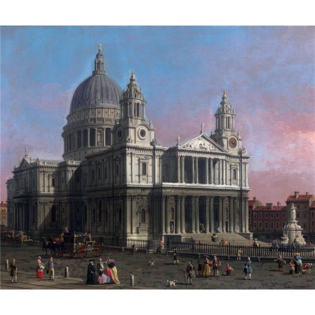 Catedral de San Pablo, Canaletto, Algomasquearte
